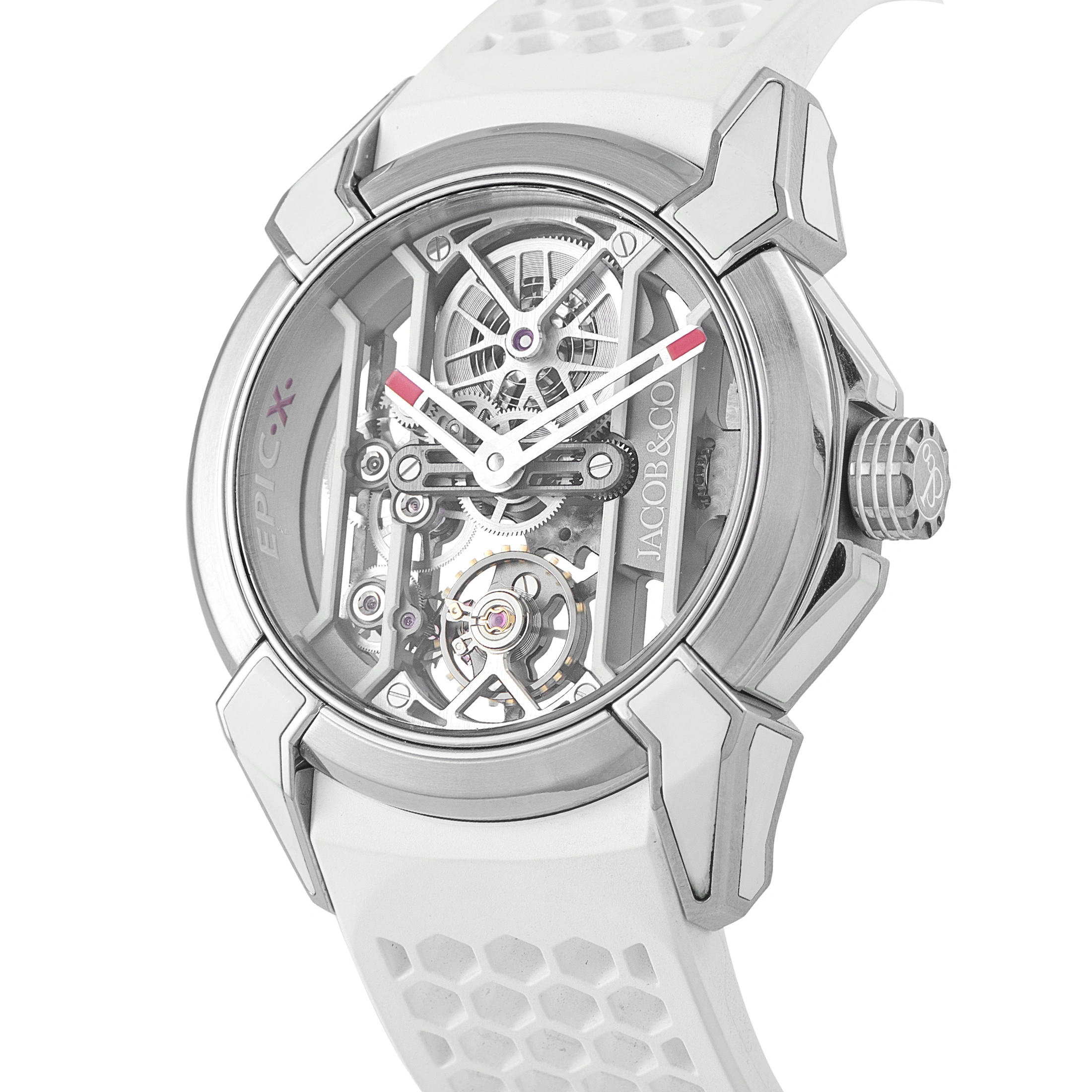 Jacob & Co Jacob & Co Epic X Skeleton White Watch 550.100.20516 550.100.2 0516 - Image 2