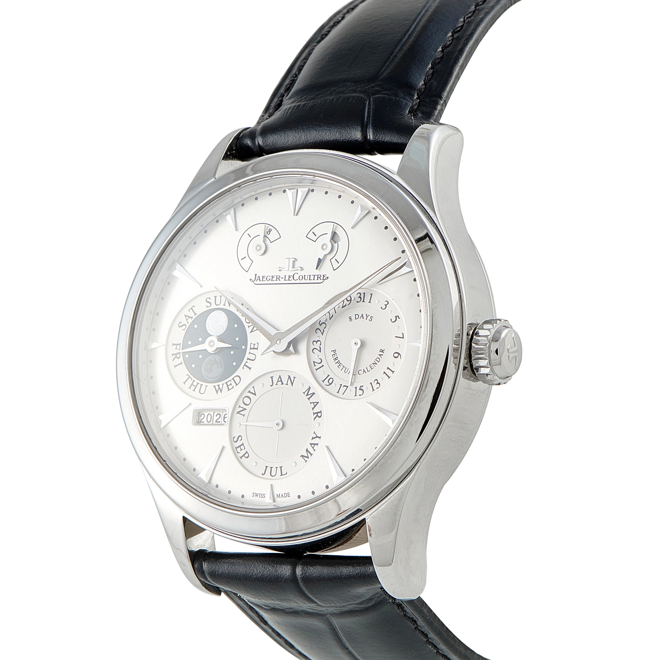 Jaeger-LeCoultre Master Eight Days Perpetual Steel Watch Q1618420 - Image 2