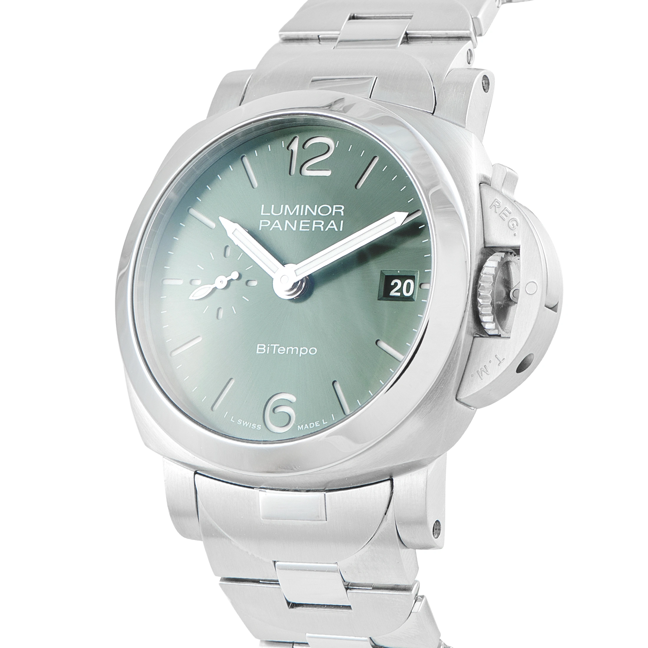 Officine Panerai Luminor Quaranta BiTempo Steel Watch PAM01640 - Image 2