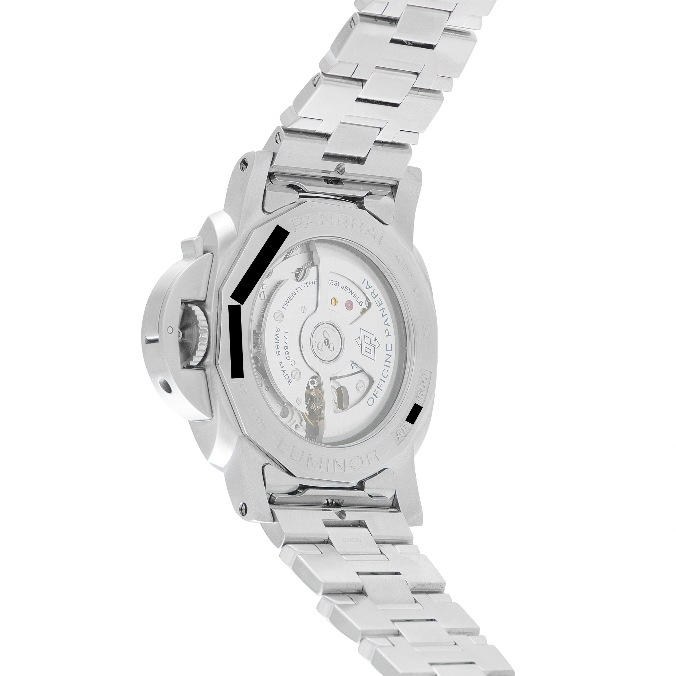 Officine Panerai Luminor Quaranta BiTempo Steel Watch PAM01640 - Image 3