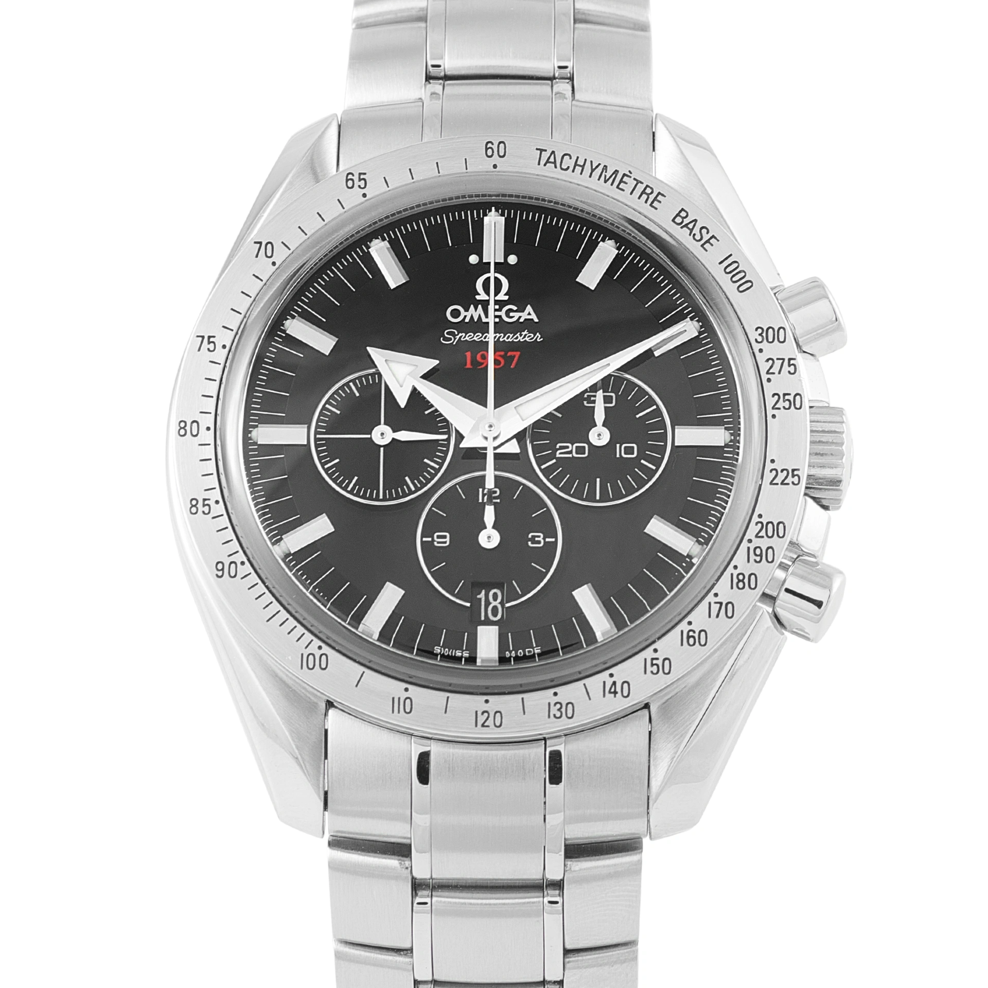 Omega Speedmaster Broad Arrow 1957 Chronograph Steel Watch 321.10.42.50.01.001
