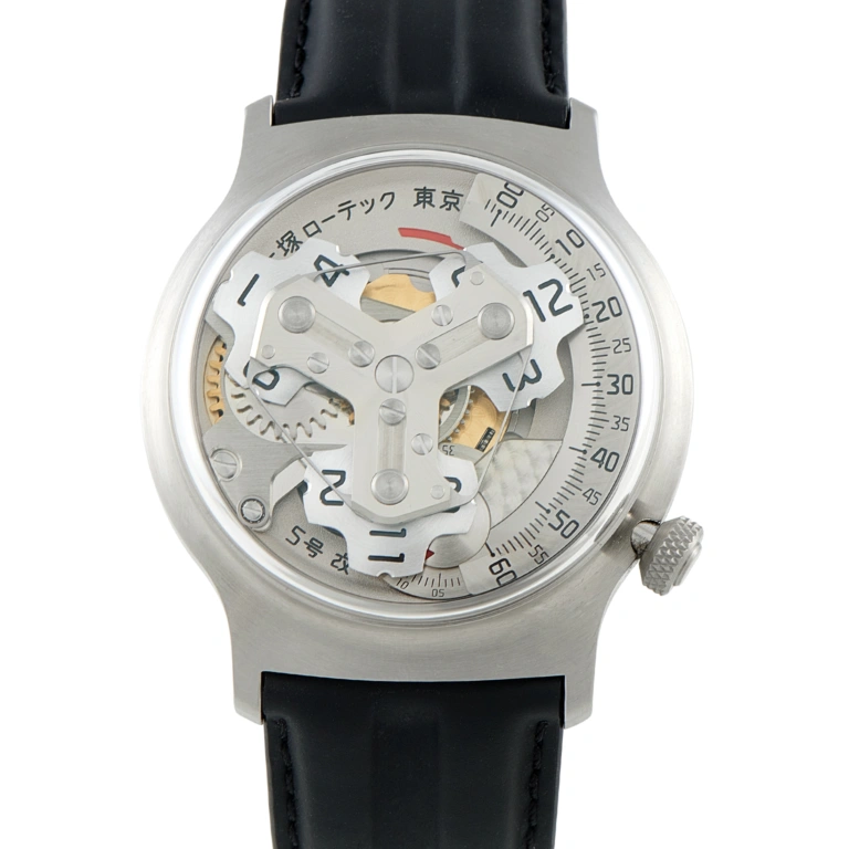 Otsuka Lotec No. 5 Kai Skeleton Dial Steel Watch no 5