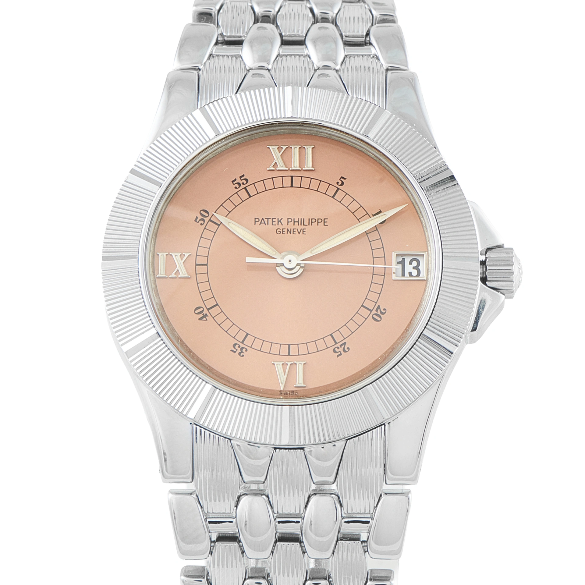 Patek Philippe Neptune Salmon Dial Steel Watch 5080/1A-001
