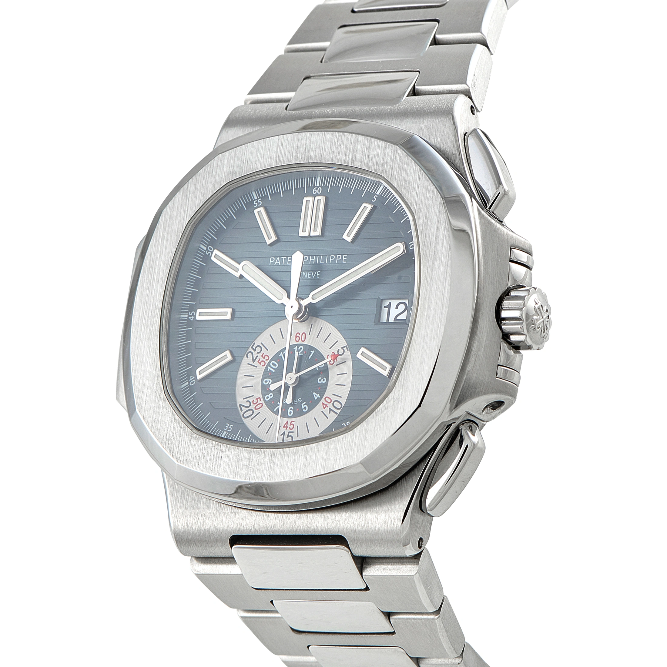 Patek Philippe Nautilus Chronograph Blue Dial Steel Watch 5980/1a-001 - Image 2