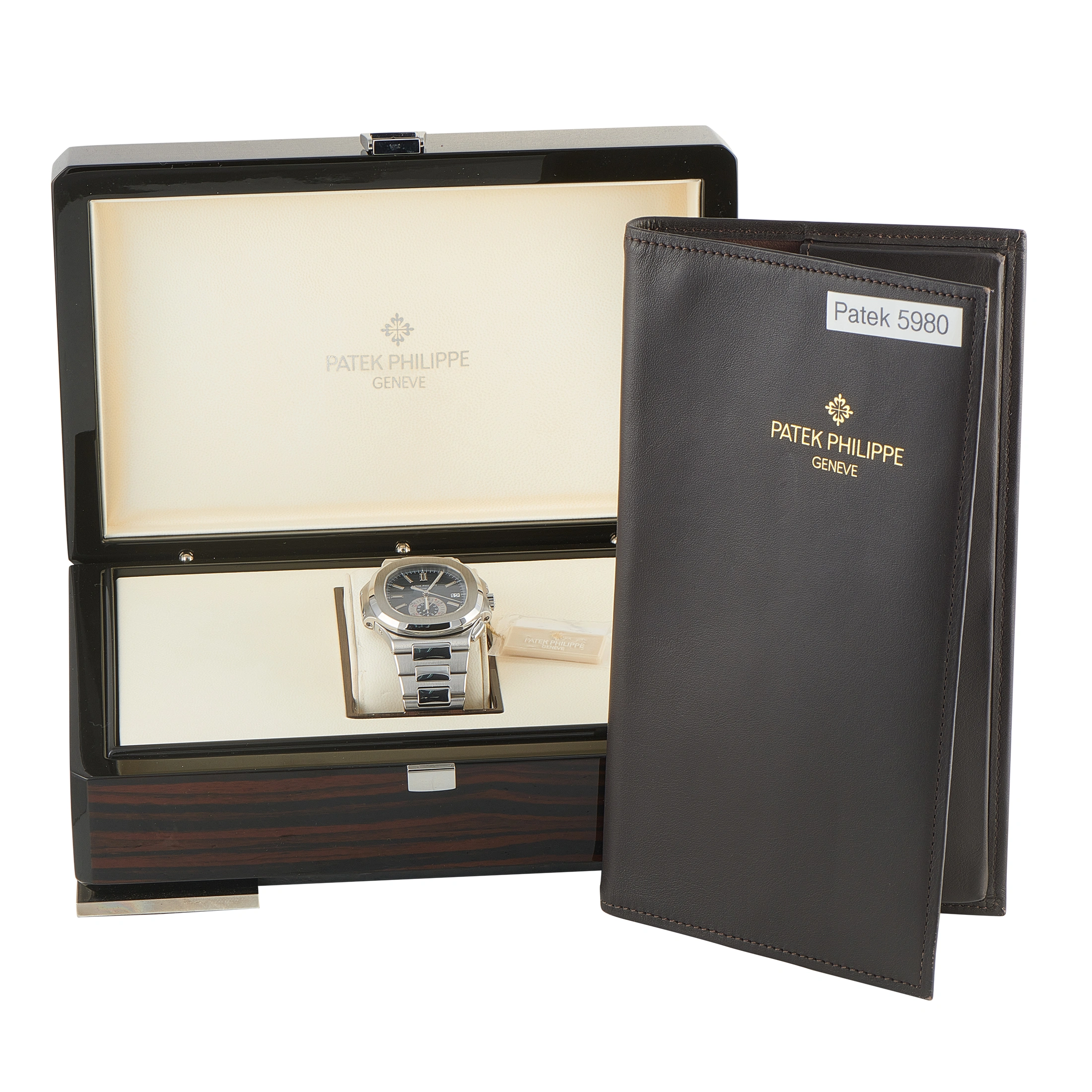 Patek Philippe Nautilus Chronograph Blue Dial Steel Watch 5980/1a-001 - Image 5