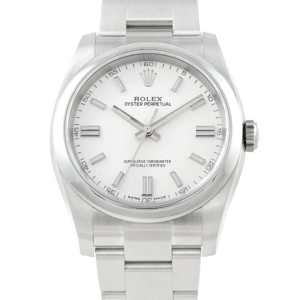 Rolex Oyster Perpetual 36 White Dial Steel Watch 116000-0012