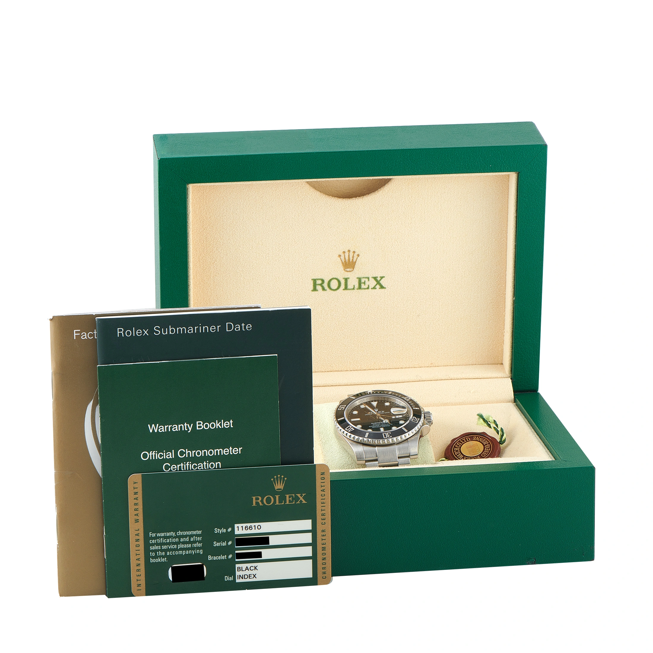 Rolex Submariner Date Black Dial Steel Watch 116610LN - Image 5