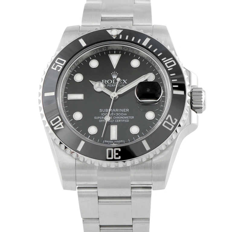 Rolex Submariner Date Black Dial Steel Watch 116610LN