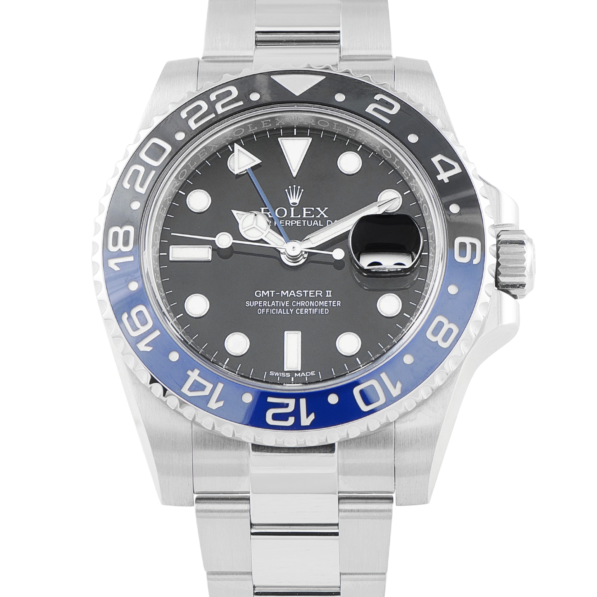Rolex GMT-Master II Steel Watch 116710BLNR