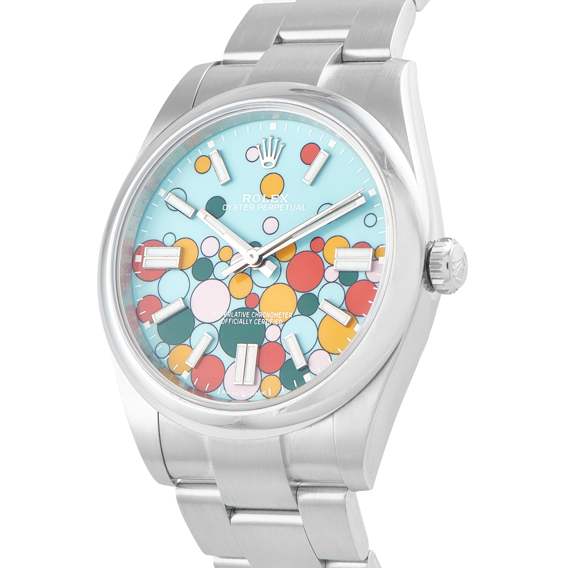 Rolex Oyster Perpetual 41 Celebration Dial Steel Watch 124300 - Image 2