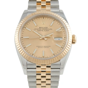 Rolex Datejust 36 Champagne Dial Two-Tone Jubilee Watch 126233