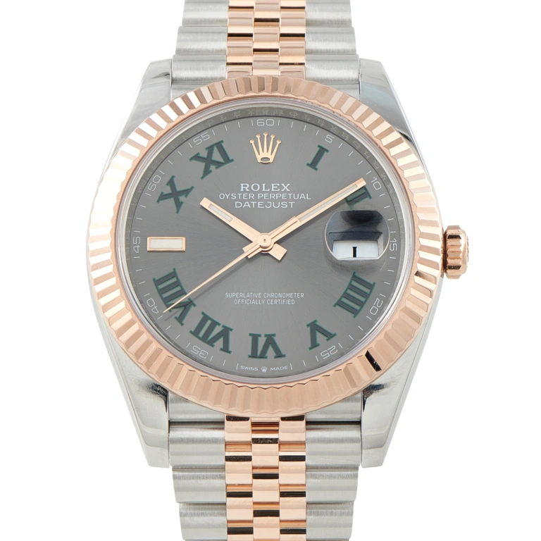 Rolex Datejust 41 Wimbledon Dial Two-Tone Jubilee Watch 126331