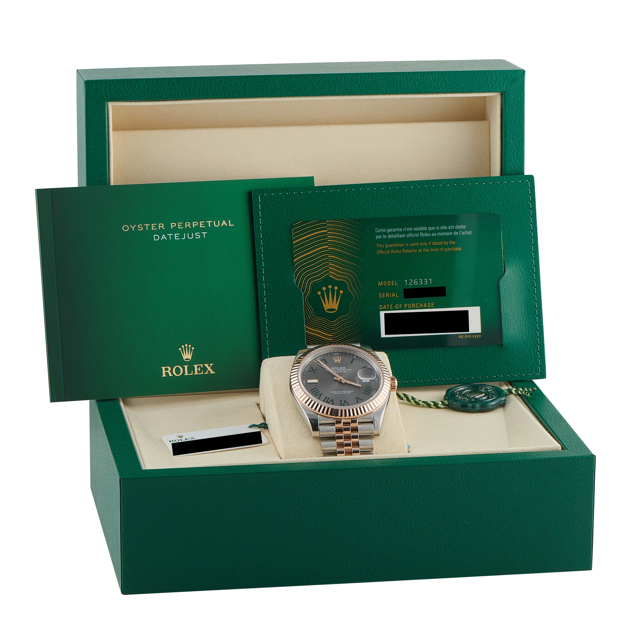 Rolex Datejust 41 Wimbledon Dial Two-Tone Jubilee Watch 126331 - Image 5