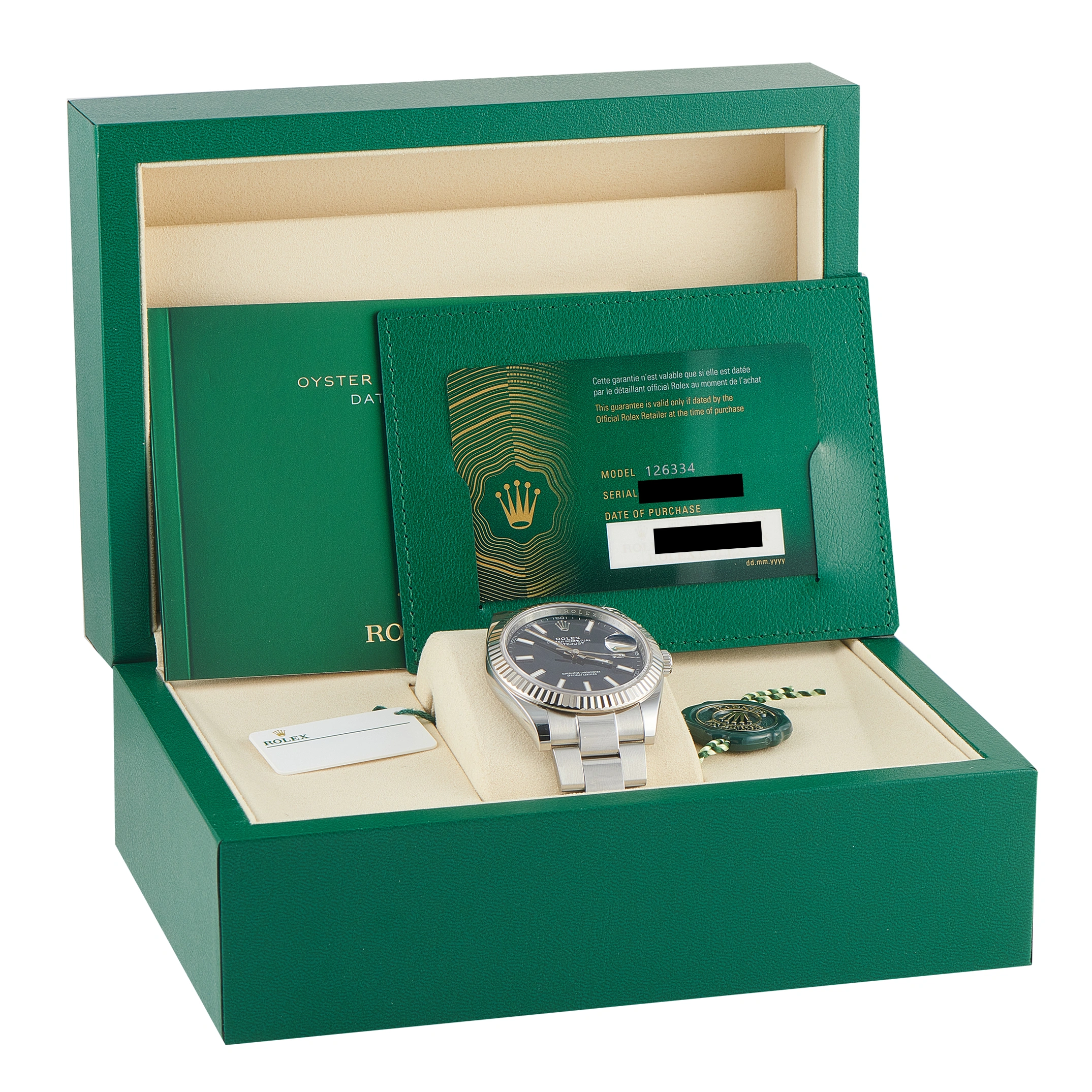 Rolex Datejust 41 Blue Dial Steel Oyster Watch 126334 - Image 5