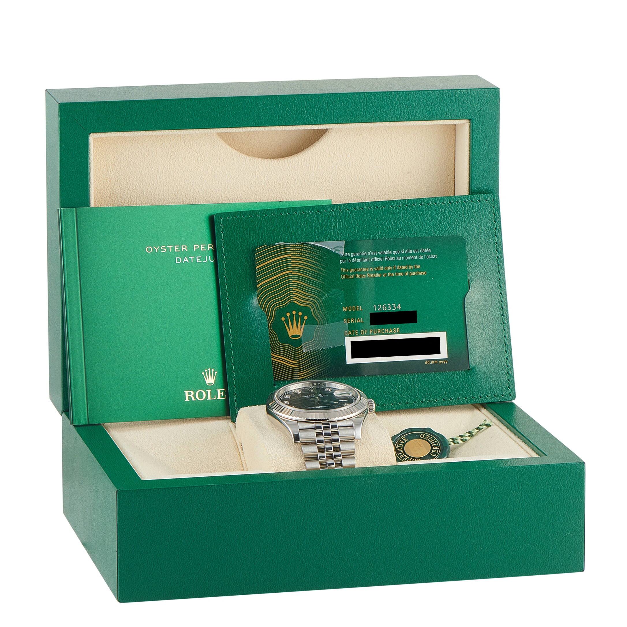 Rolex Datejust 41 Blue Diamond Dial Steel Jubilee Watch 126334 - Image 5