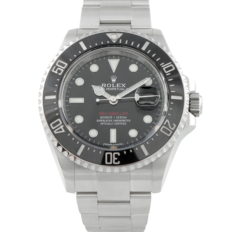 Rolex Sea-Dweller Black Dial Steel Watch 126600