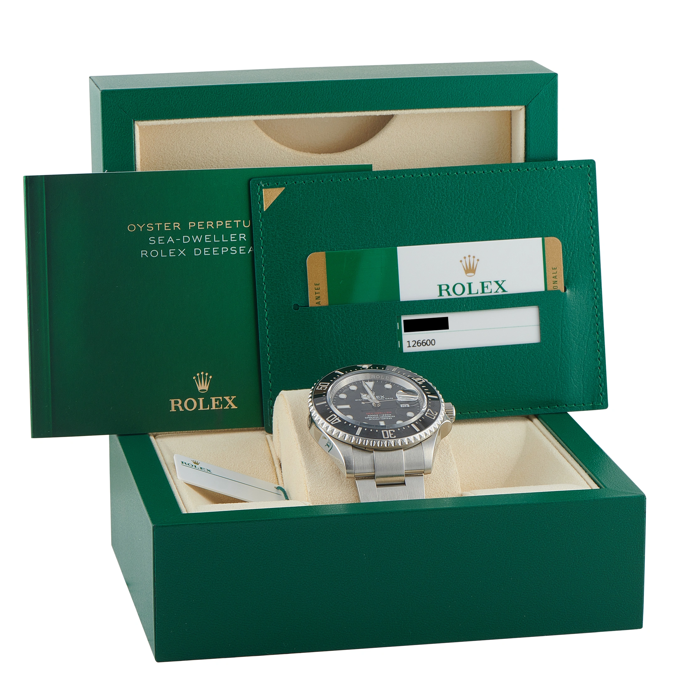 Rolex Sea-Dweller Black Dial Steel Watch 126600 - Image 5