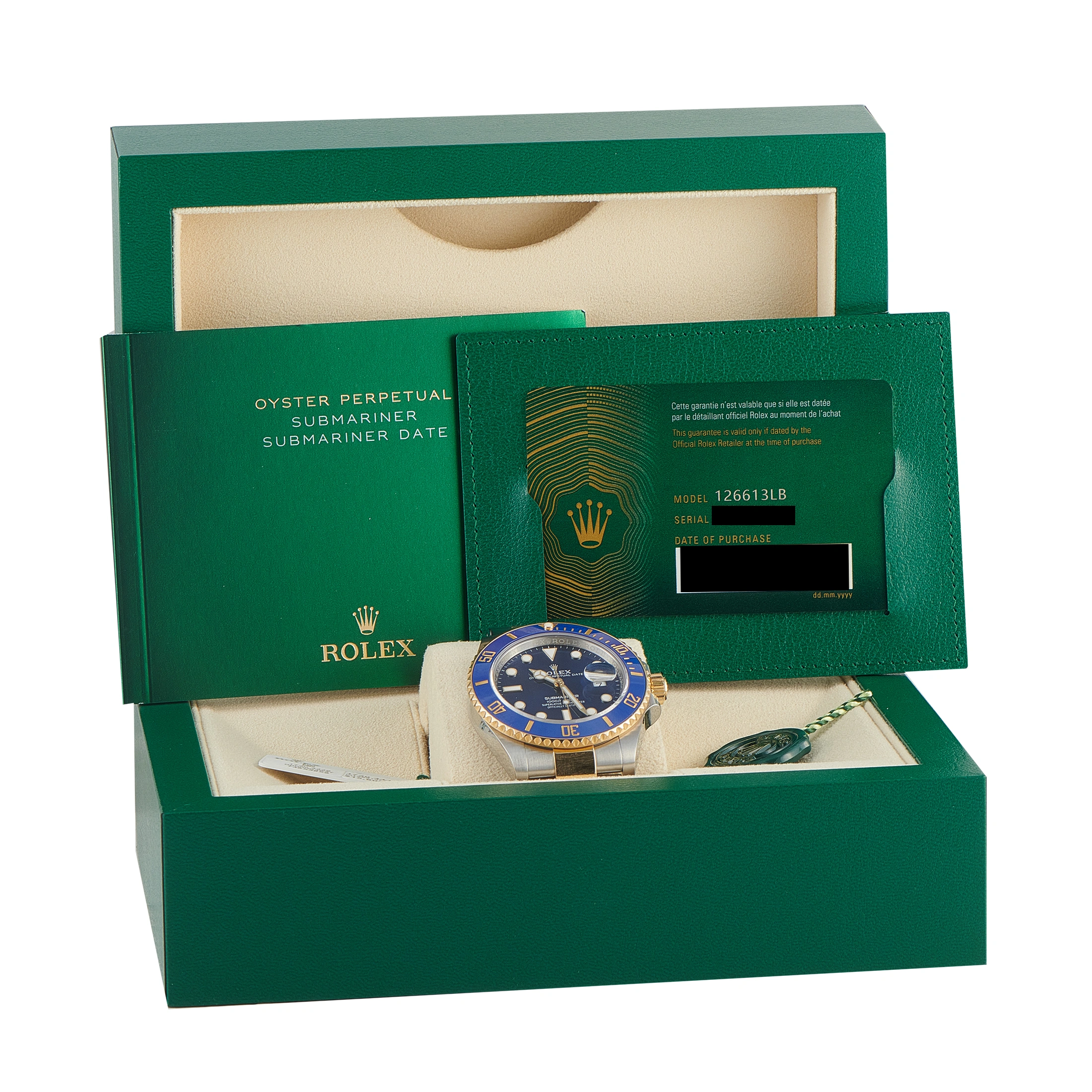 Rolex Submariner Date Two-Tone Watch 126613LB - Image 5