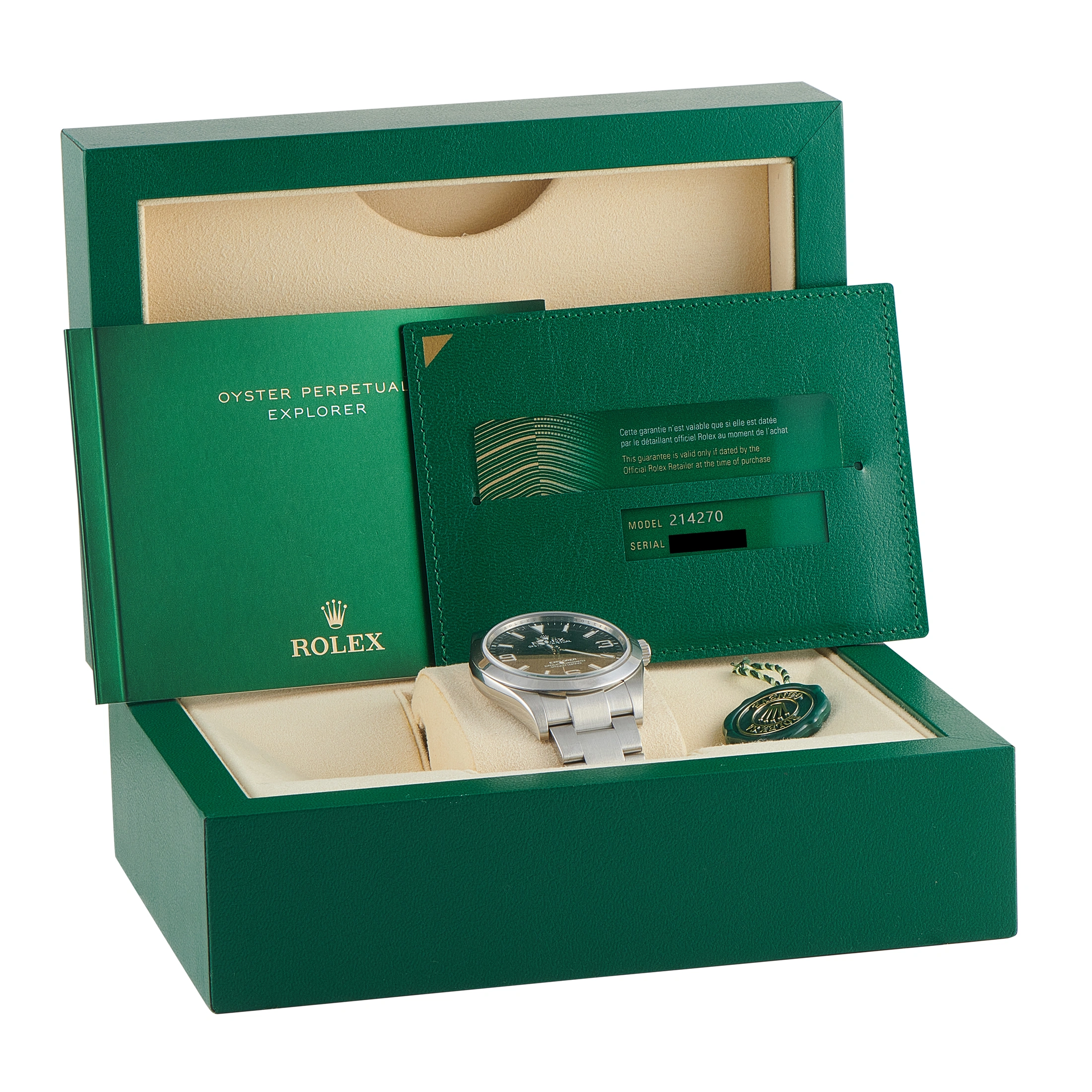 Rolex Explorer Steel Watch 214270 - Image 5