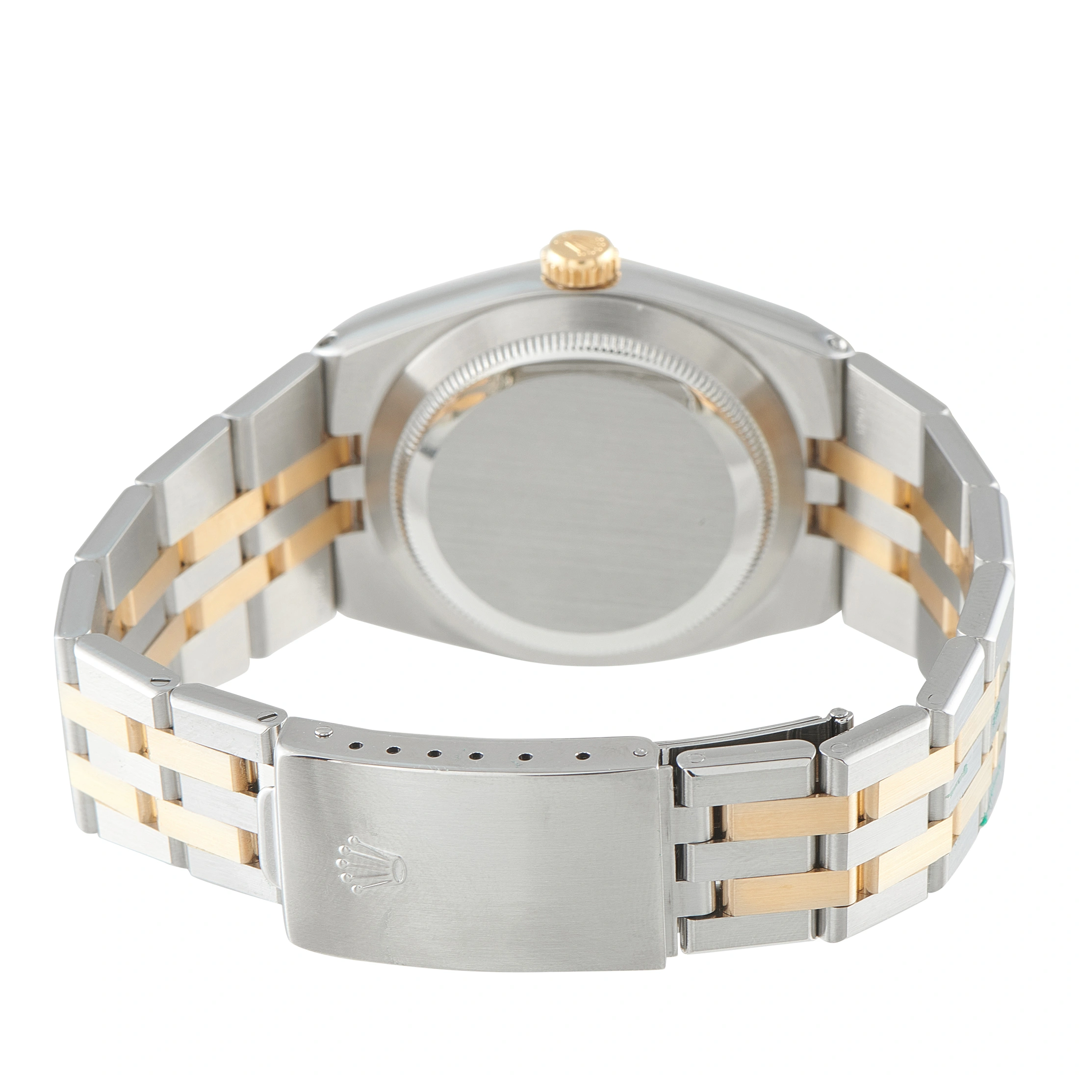 Rolex Datejust Oysterquartz Blue Dial Two-Tone Watch M17013 - Image 4