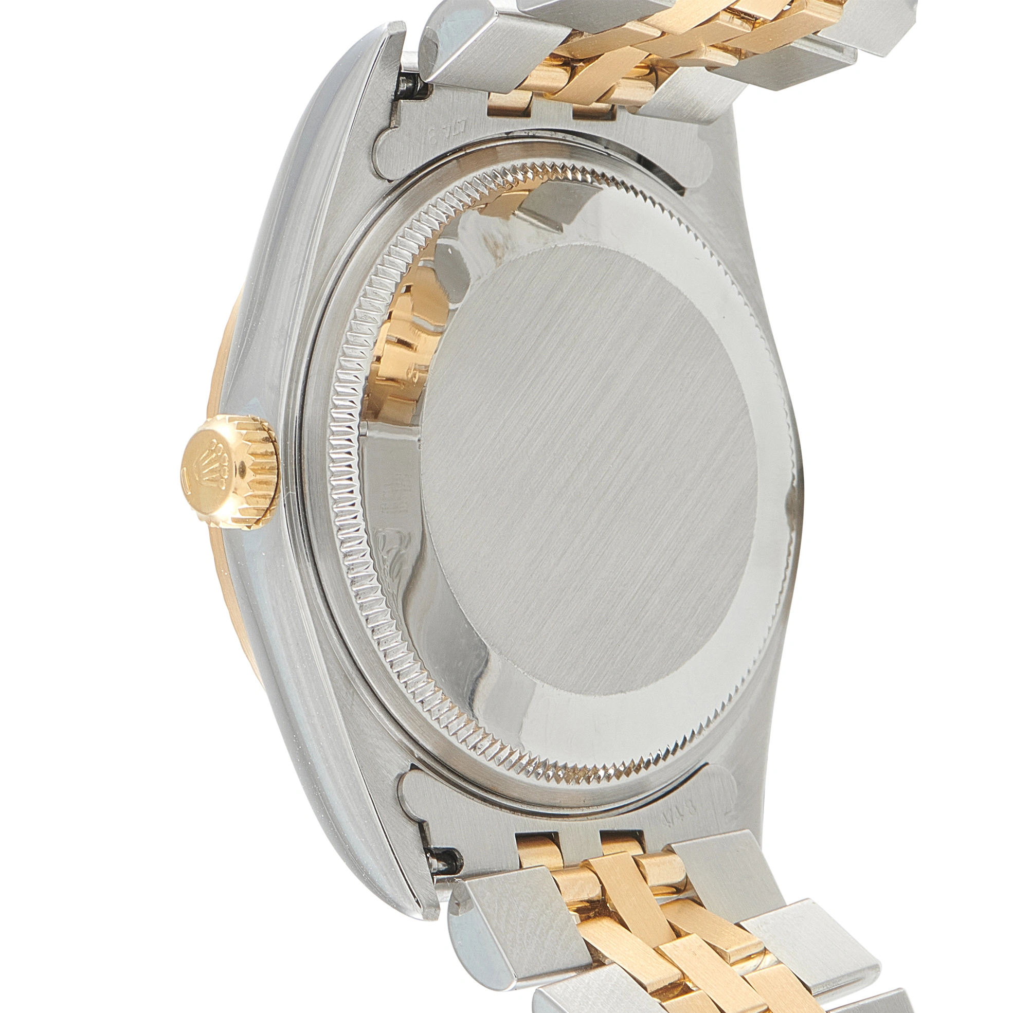 Rolex Oyster Perpetual 34 White Roman Dial Two-Tone Jubilee Watch 14233 - Image 3