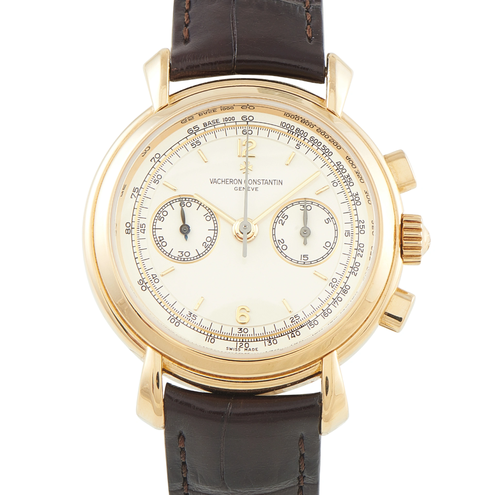Vacheron Constantin Historiques Chronograph Rose Gold Watch 47111