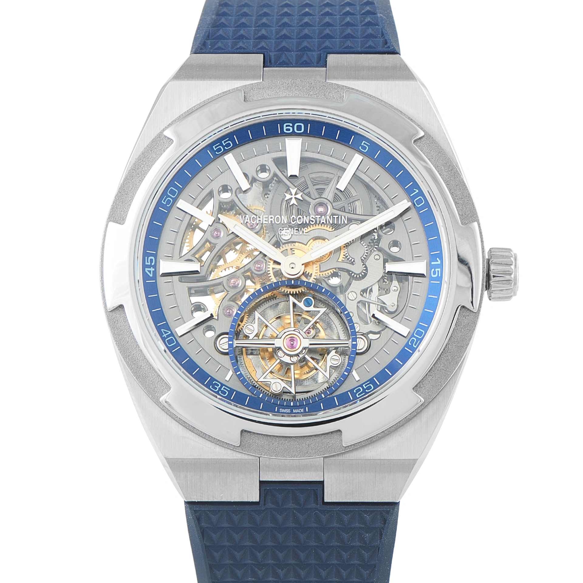 Vacheron Constantin Overseas Tourbillon Skeleton Titanium Watch 6000V/110T-B935